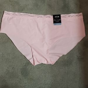 NWT Apt. 9 Sz L Blush Pink Hipster Panties